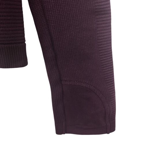 ATHLETA Top Womens Small Spiced Cabernet Flurry Seamless Turtleneck Top Shirt - Picture 8 of 12